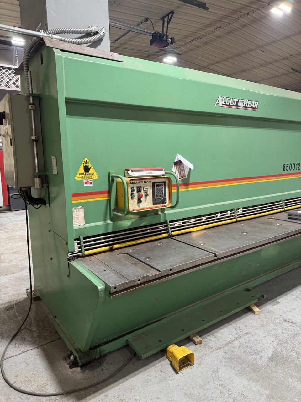 12’ X 1/2” AccurShear 850012, 1998 - Image 4