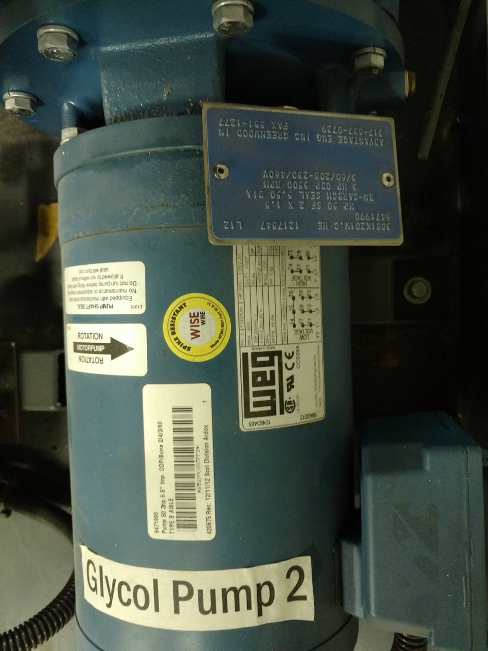 50 Ton Advantage Chiller System Model TIP-30A-SP, 2012 - Image 9