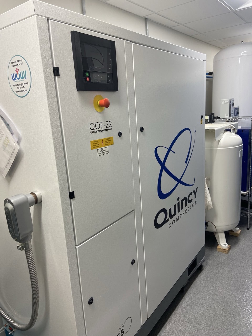 23 HP Quincy QOF-22 Air Compressor, 2017