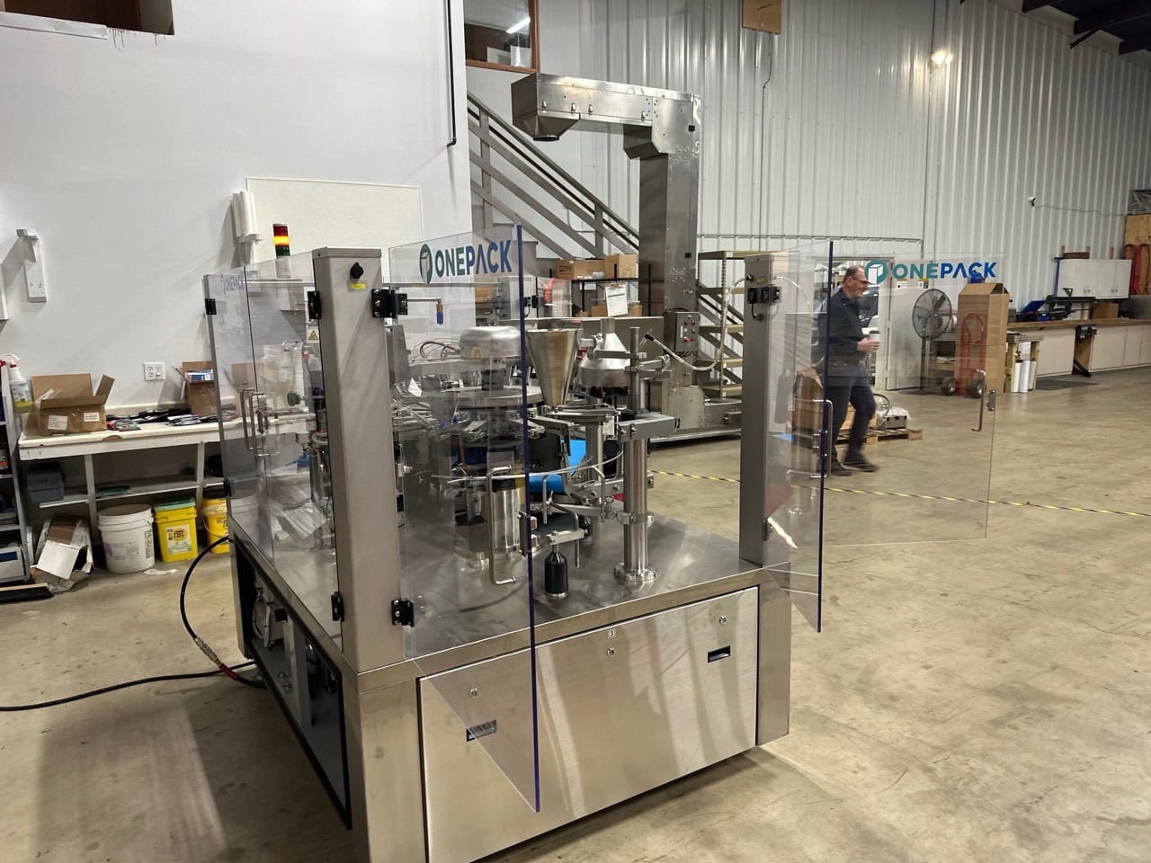 OnePack WP 8S 250Z Automatic Rotary Pouch Packaging Machine, 2022 - Zero Production Time - Image 4