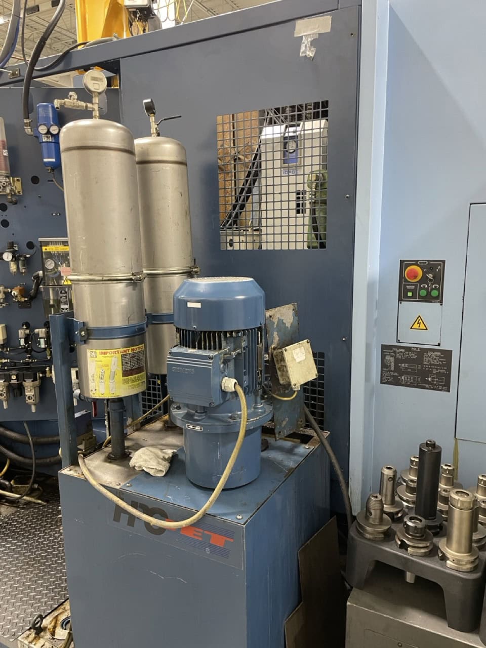 Matsuura H-Plus 630 HMC, 2007 - 630mm Pallets, TSC, Renishaw Probing, Full 4th Axis - Image 8