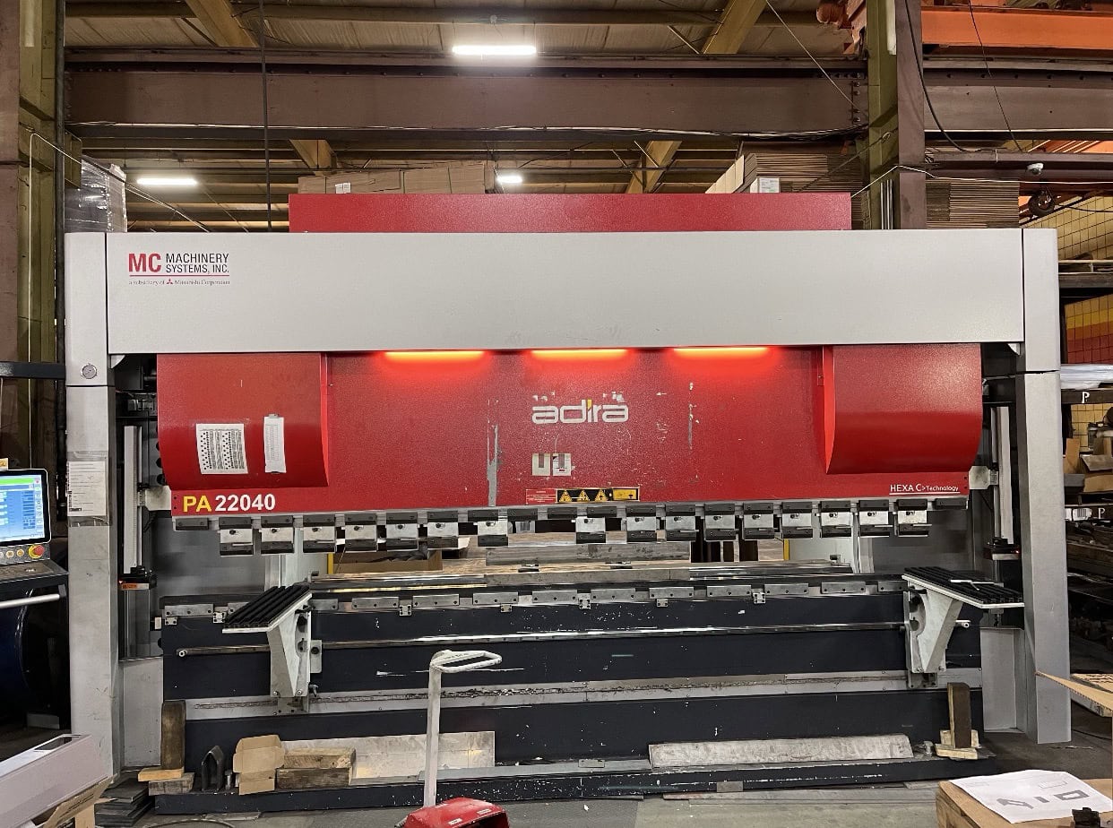 242 Ton x 13' ADIRA Press Brake PA22040, 2021 - Tooling Included