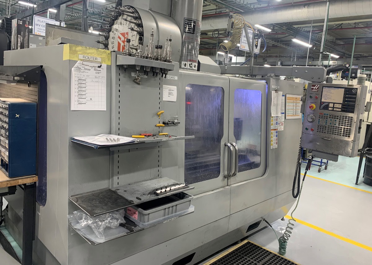 Haas VF-3SS VMC, 2007 - Through Spindle Coolant, Probe, 5th Axis Trunnion
