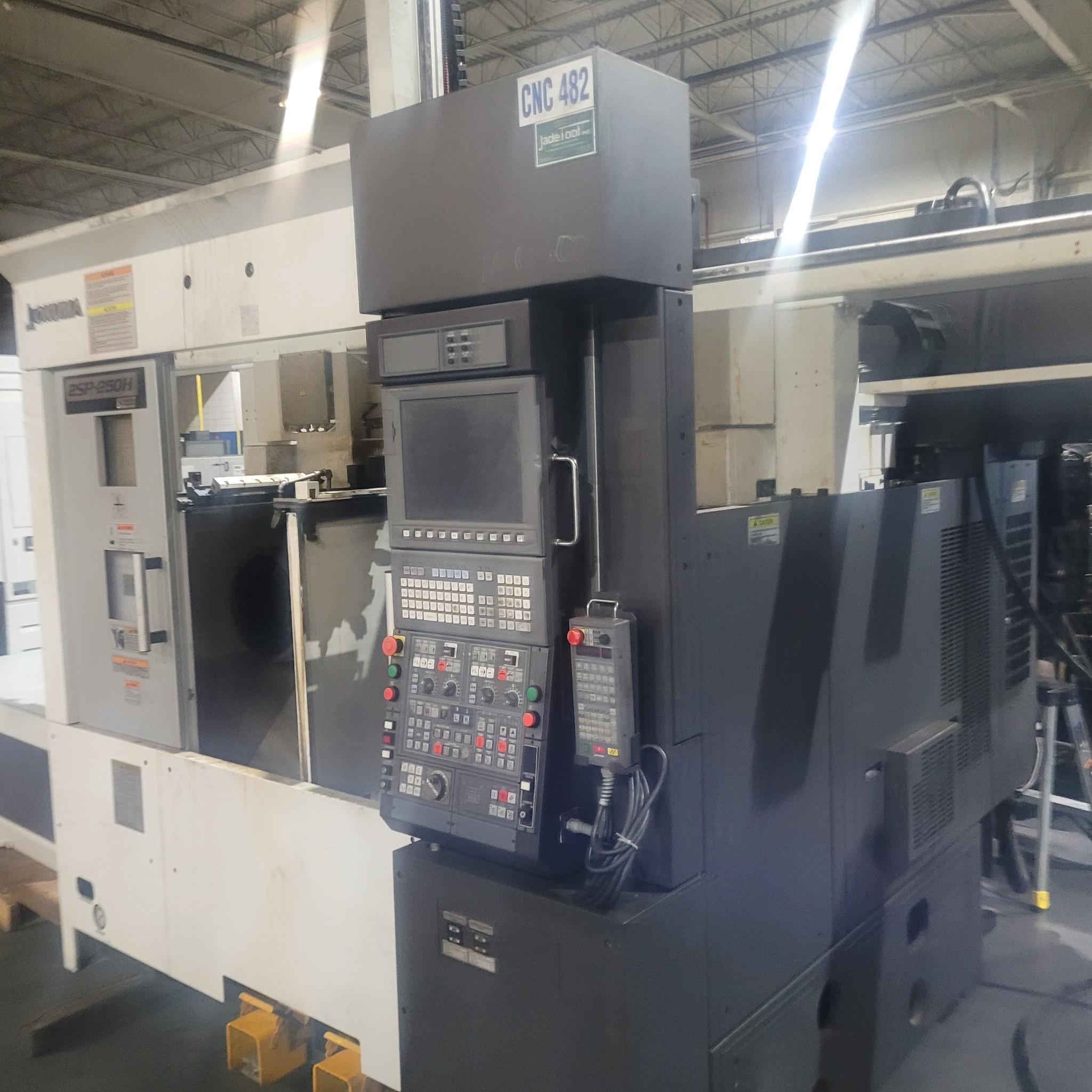 Okuma 2SP-250H Twin Spindle Twin Turret CNC Lathe, 2017 - Robot Loader, Chip Conveyor, Transformer, Inspection Reports from Gosiger - Image 2