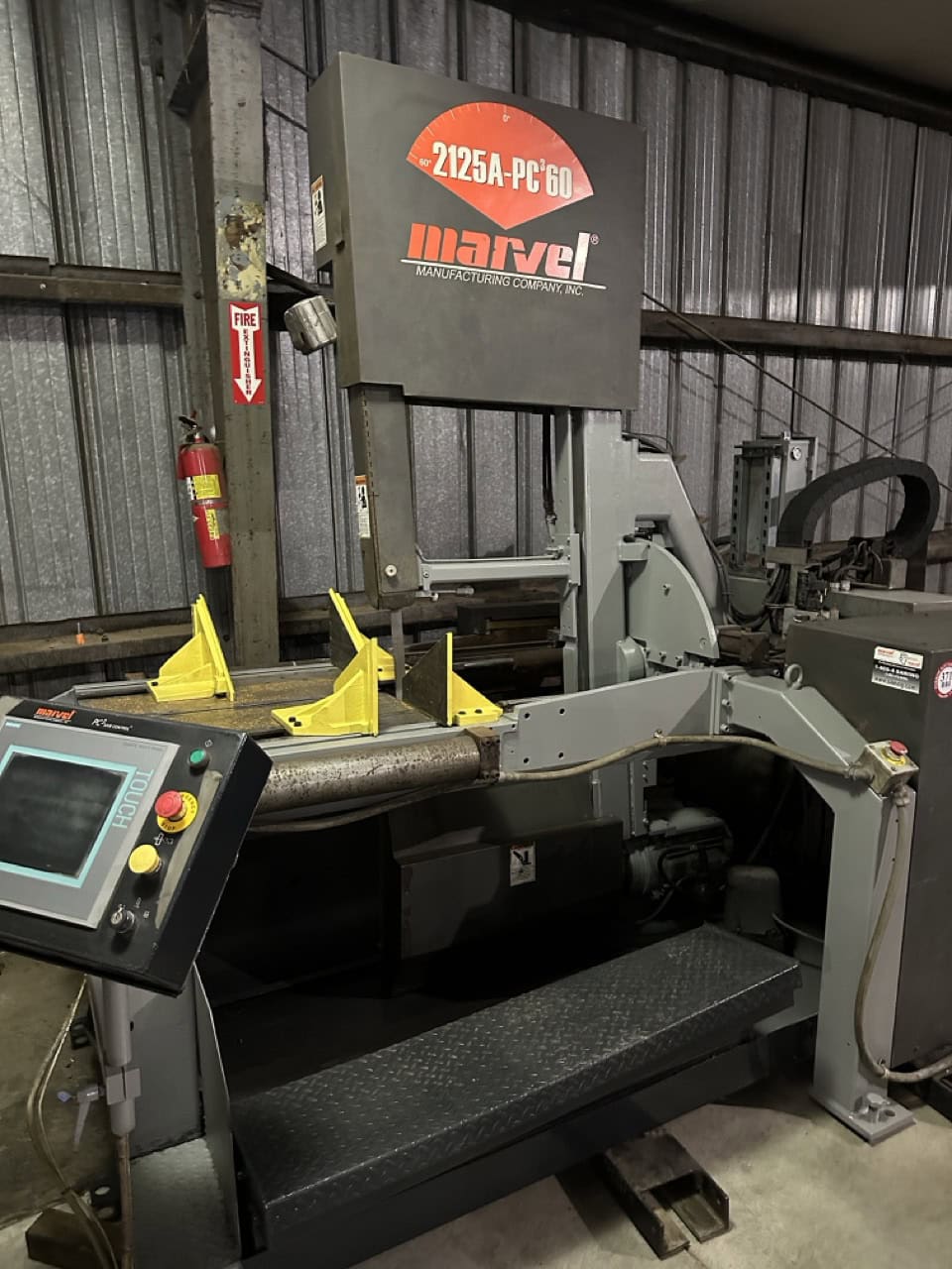 20" X 25" Marvel 2125A-Pc60 Fully Automatic Tilt Fram Vertical Bandsaw - 2012 - Image 2