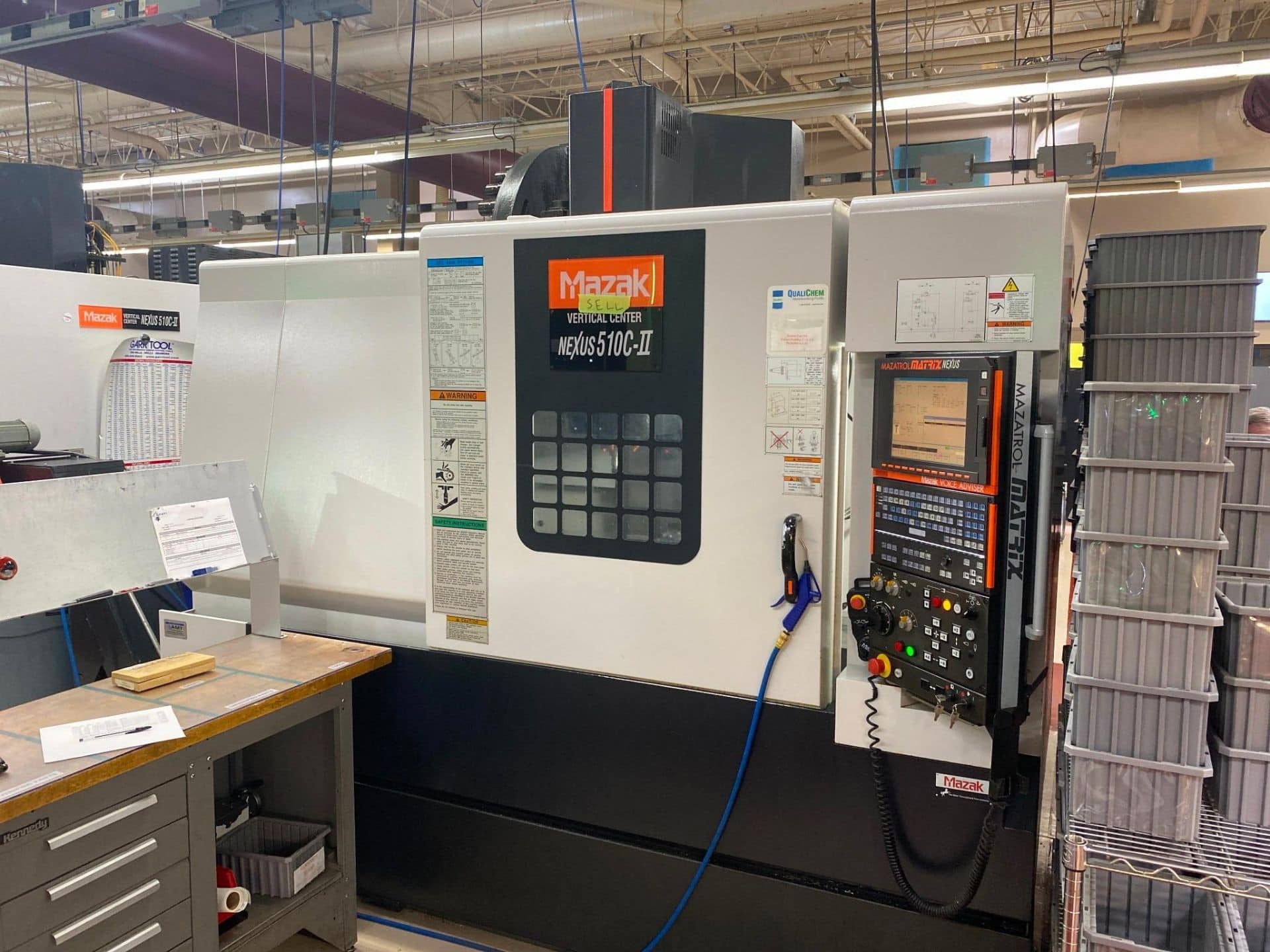 2008 mazak 510c-ii cnc vmc 2008 mazak 510c-ii cnc vmc