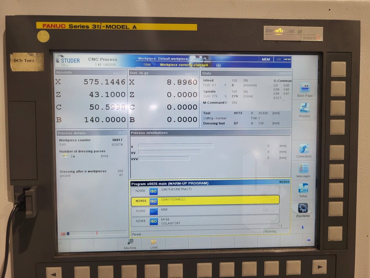 Studer S41 CNC Universal Cylindrical Grinding Machine, 2013 - Image 11