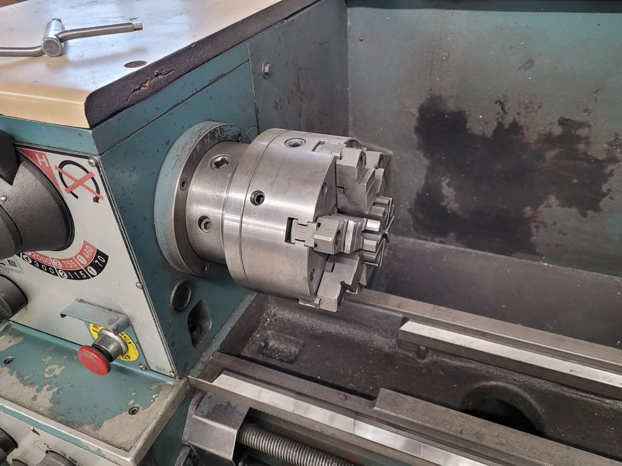 13" x 40" Victor 1340GHE Engine Lathe - Tailstock - Image 6