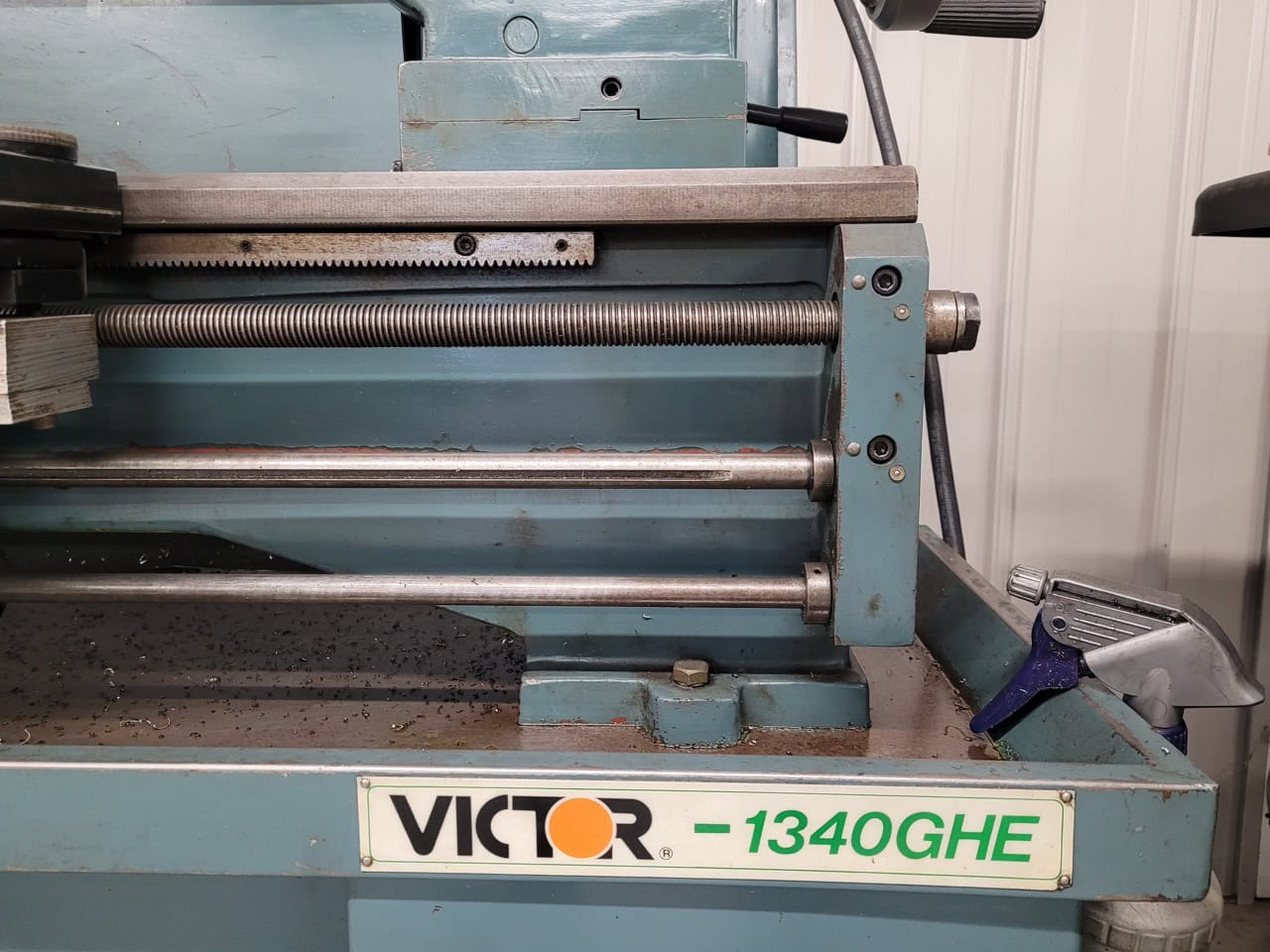 13" x 40" Victor 1340GHE Engine Lathe - Tailstock - Image 14