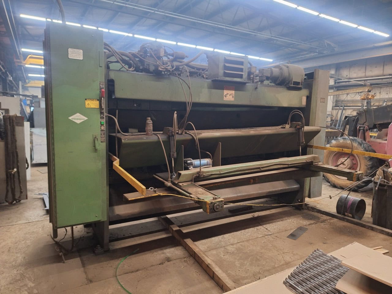 1/2" x 10' Cincinnati Model 500HS-10 Hydraulic Power Squaring Shear, 1990
