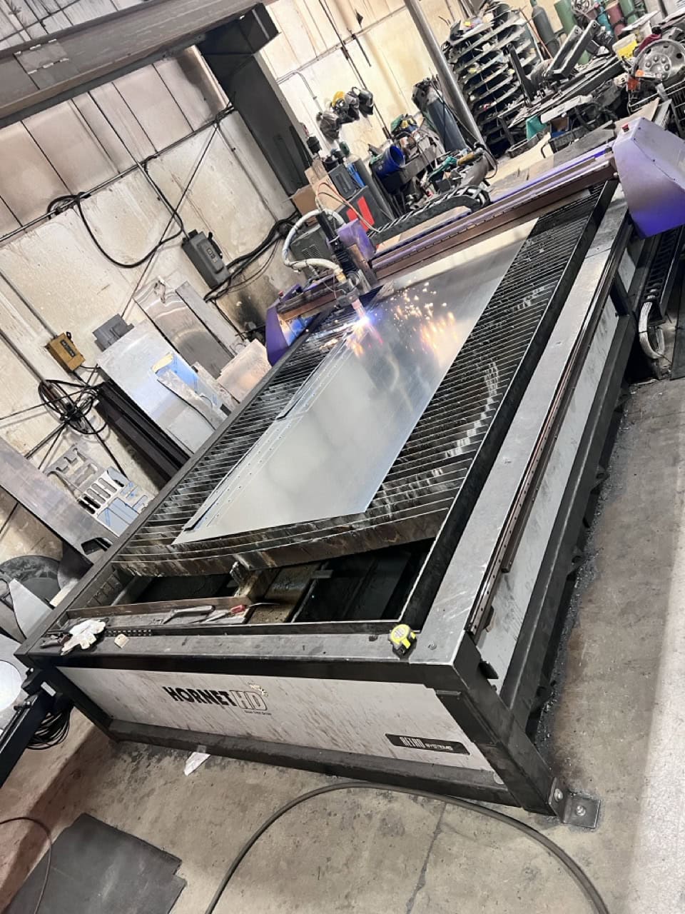 6' x 12' Hornet HD Retro HHD78-ETR150 CNC Plasma Cutting System, 2011 - HPR130XD-needs repair - Image 3