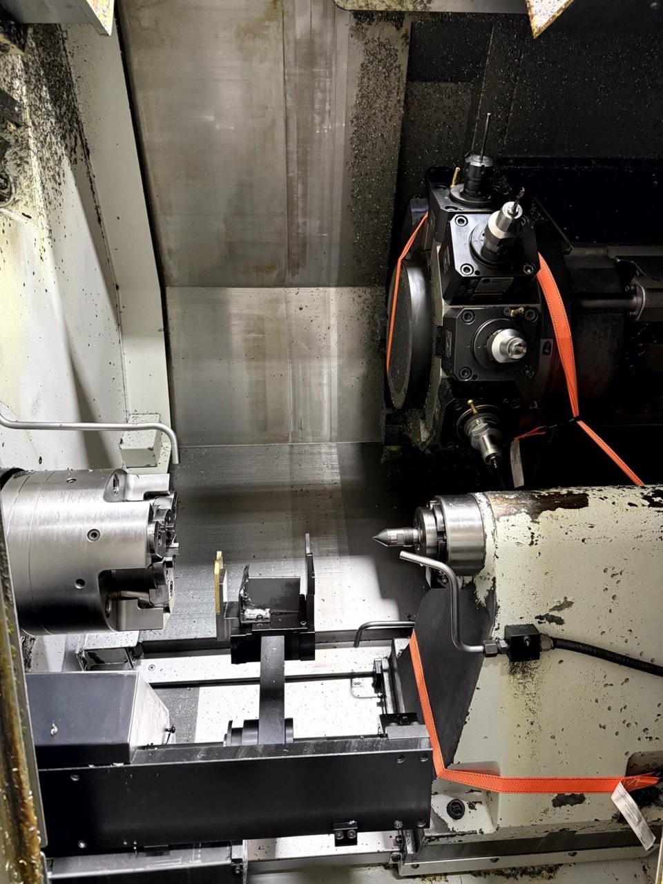 Mori Seiki NL1500MC/500 CNC Lathe, 2012 - Chip Conveyor, Tooling - Image 3