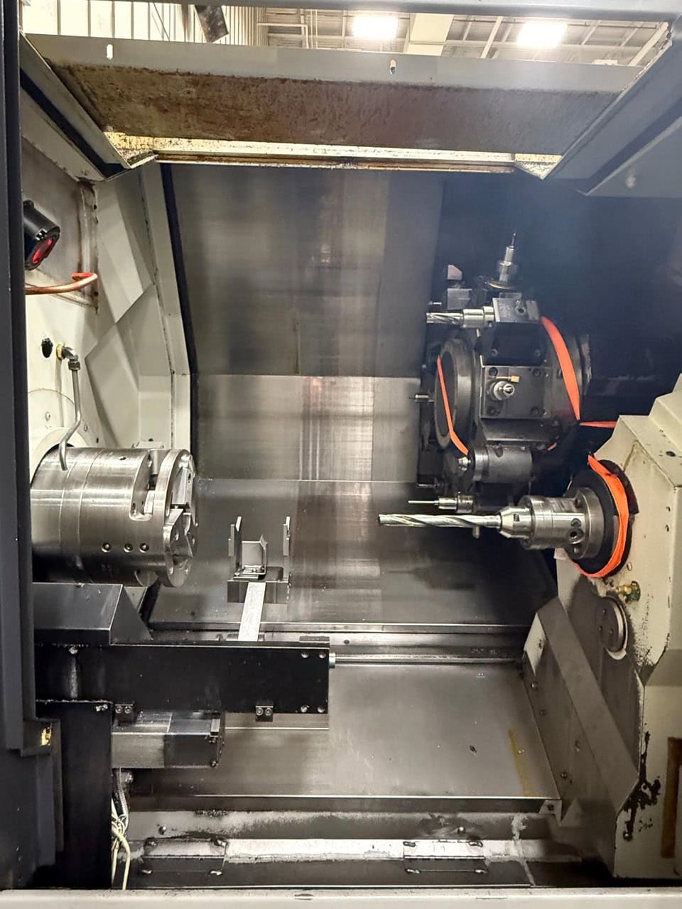 Mori Seiki NLX 2500 SMC/700 Multi-Axis CNC Lathe, 2012 - Probing, Chip Conveyor, Sub-Spindle, Tooling, ChipBlaster Coolant System - Image 3