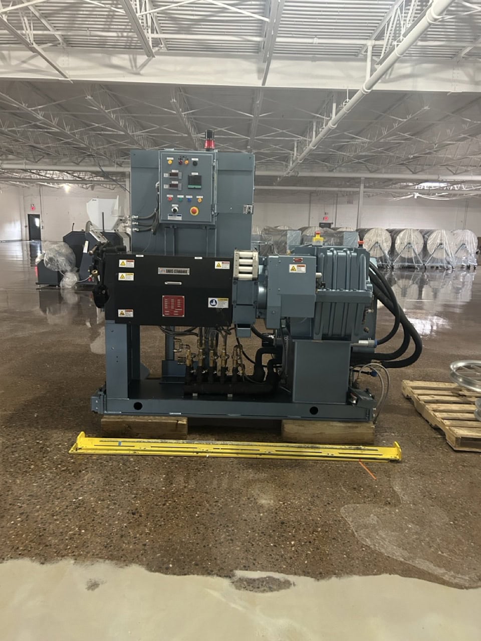 Davis Standard DSR 3.5" Extruder, DS Silicone Curing IR Tower, & Vertical RADROUND® Electric Infrared Preheat Oven, 2021 - 10.5:1 L/D Ratio - Image 4