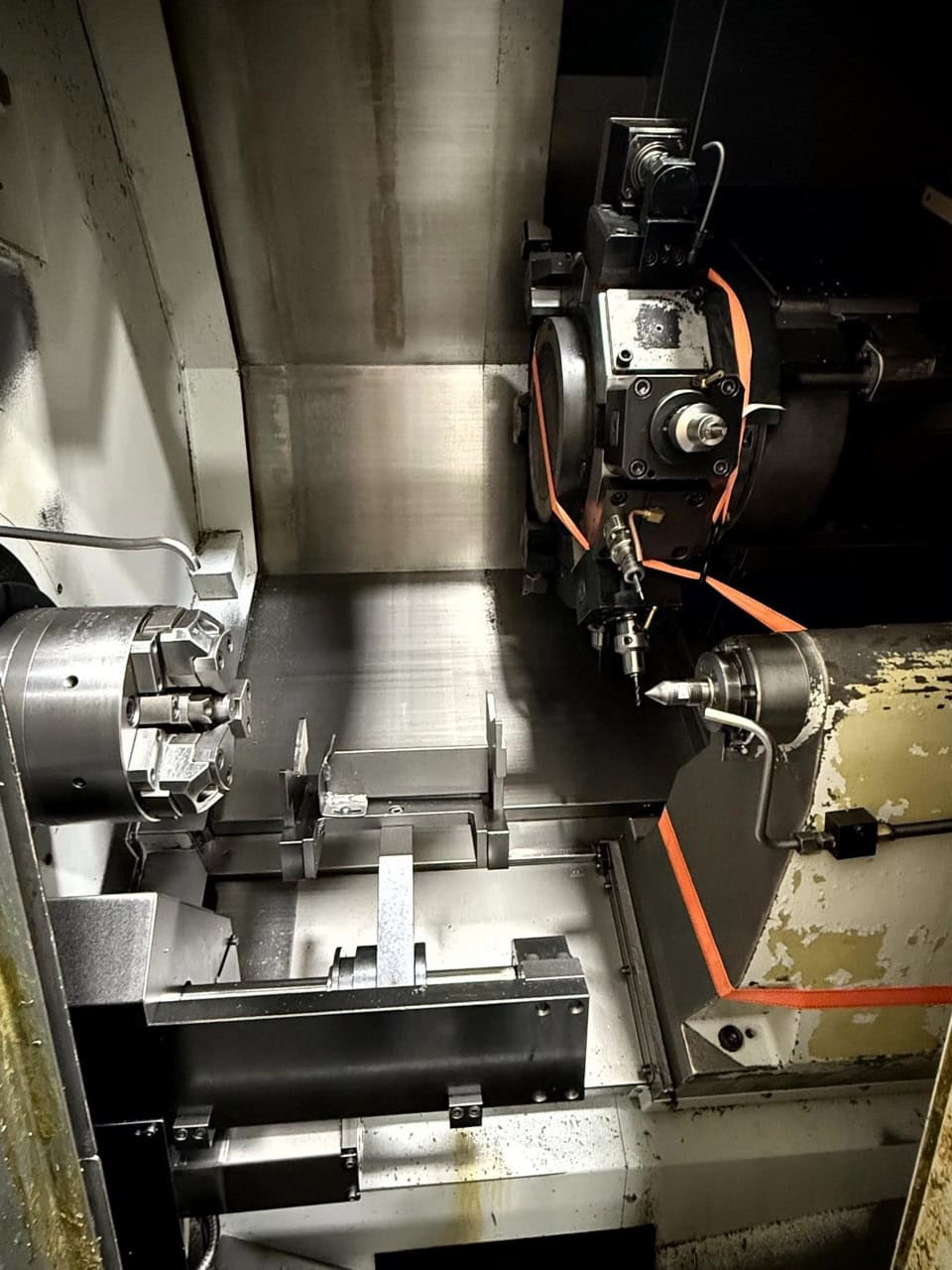 Mori Seiki NL1500MC/500 CNC Lathe, 2012 -Chip Conveyor, Tooling - Image 4