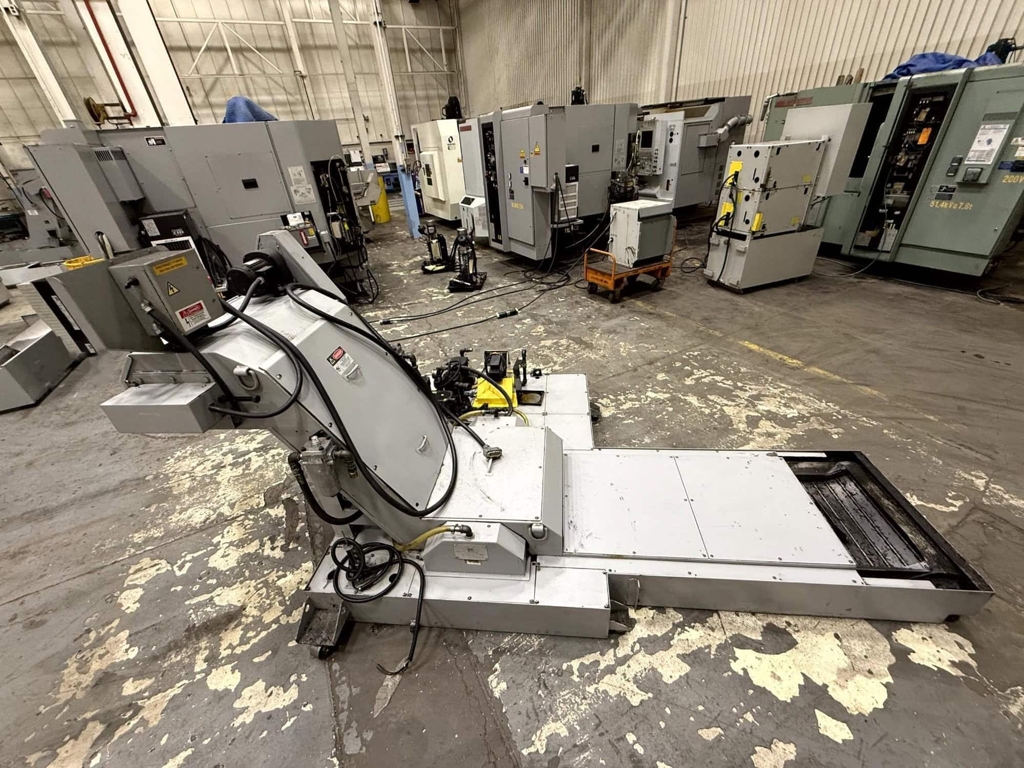 Mori Seiki NZX2500/600L Twin Turret CNC Lathe, 2012 - Tooling, Chip Conveyor - Image 8