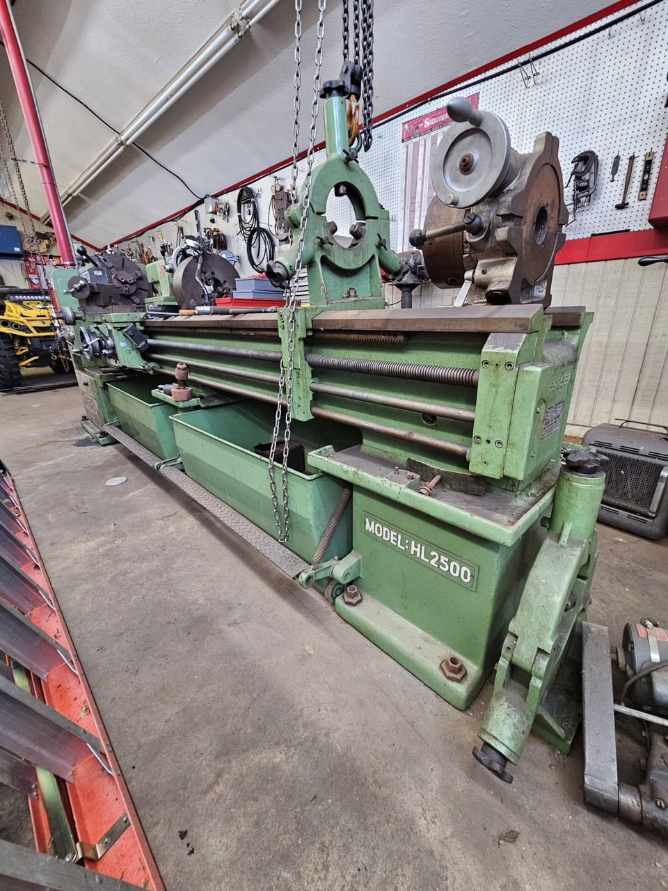 25” x 96” Kingston Geared Head Lathe Model HL2500, 1981 - Image 8