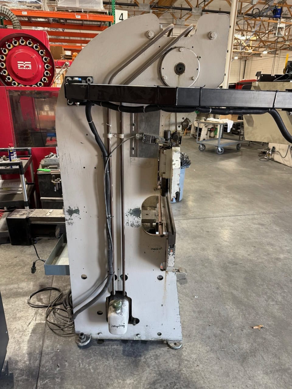 17 Ton x 4' Di-Acro 14-48-1 Hydraulic Press Brake, 1976 - Backgauge - Image 3