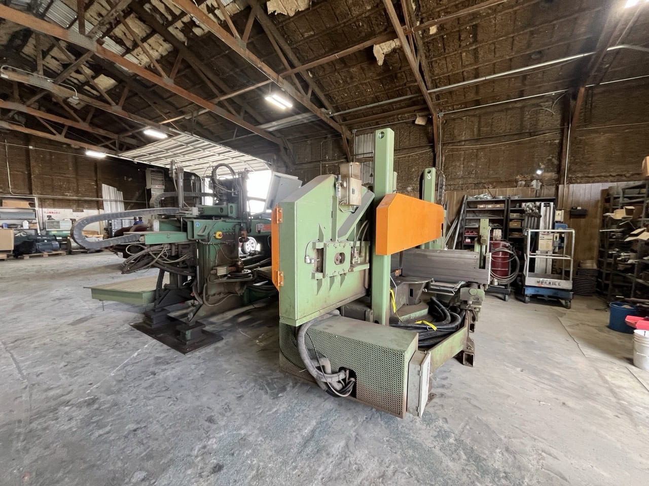 Peddinghaus PCD-1100 Beam Drill Line with 1100-510 DG Miter Saw, 2009 - Image 2