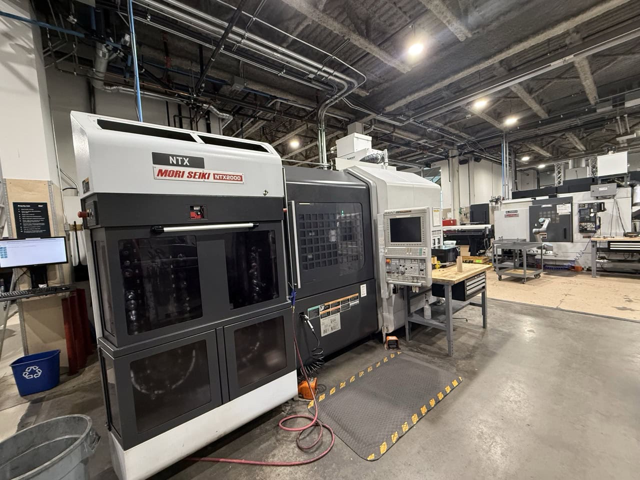 Mori Seiki NTX2000/1500SZ Mill Turn Center, 2011 - Sub Spindle, Lower Turret, High Pressure Coolant