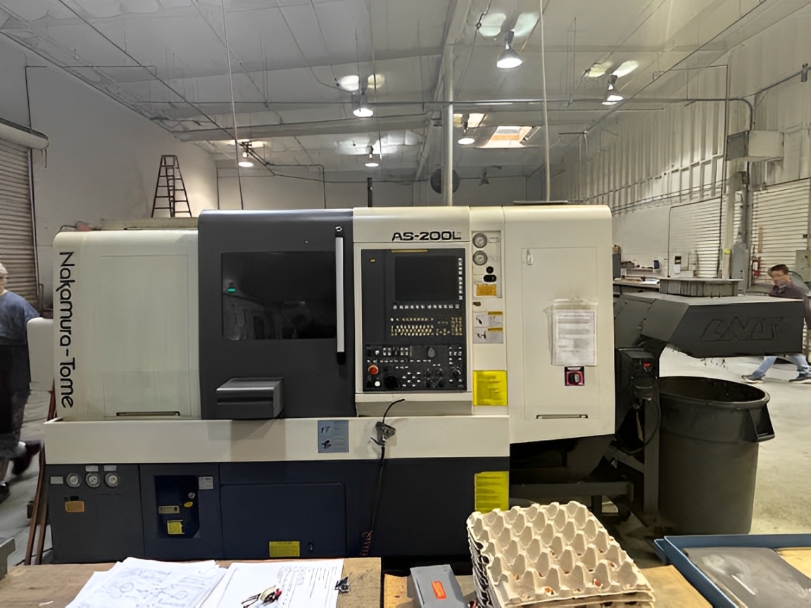 Nakamura AS-200LMYS CNC Lathe, 2016 - LNS Chip Conveyor, Parts Catcher