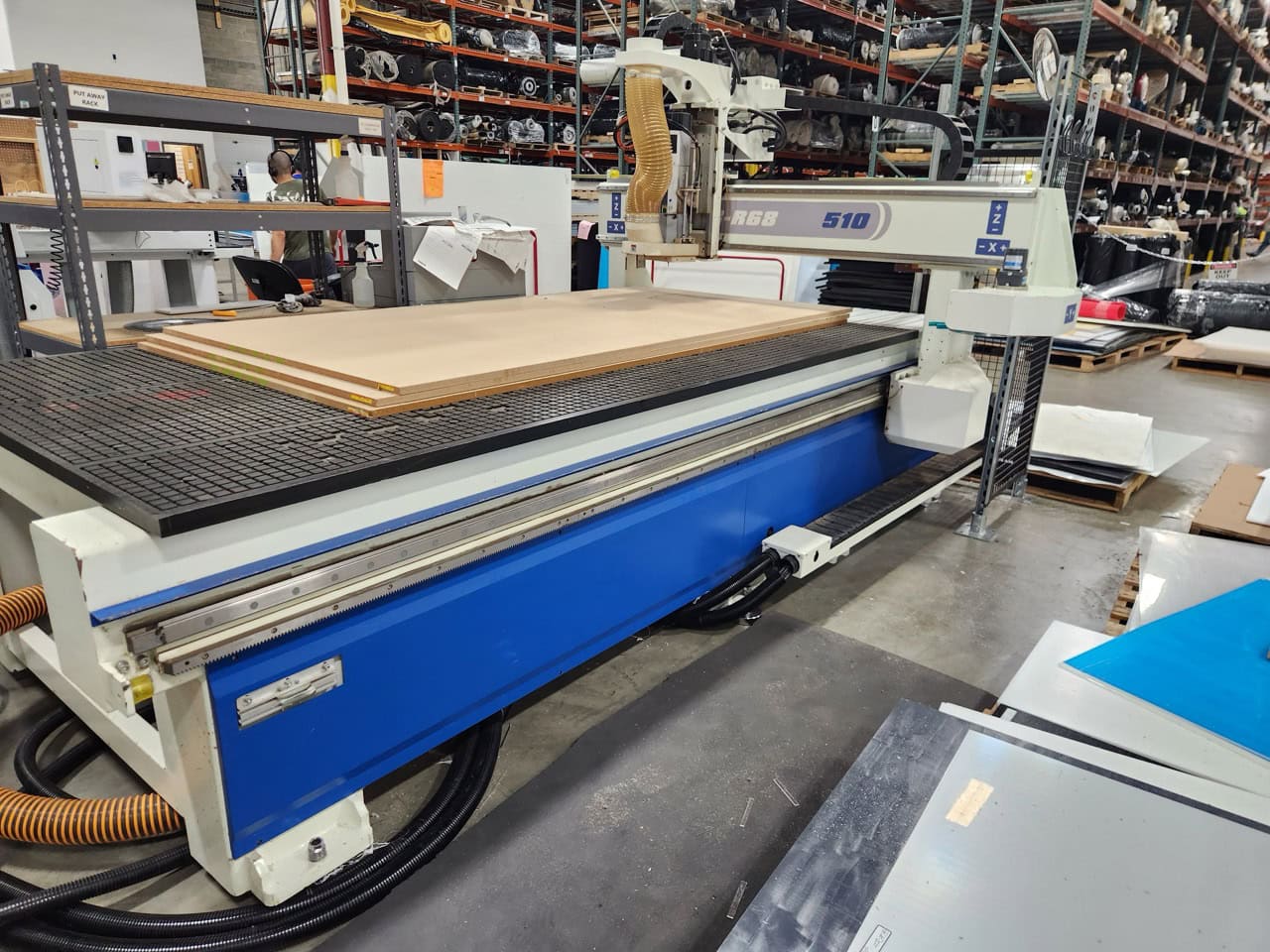 Hendrick HSR R68 510 CNC Router, 2020 - 24K RPM, 8 Station Tool Changer, Vacuum Table