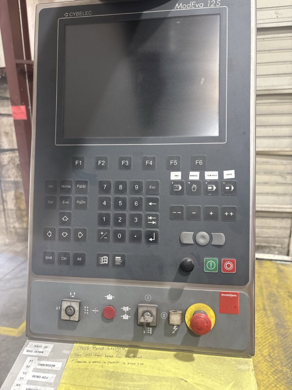 150 Ton x 10' Bystronic PR 150X3100 Hydraulic CNC Press Brake, 2006 - Image 4