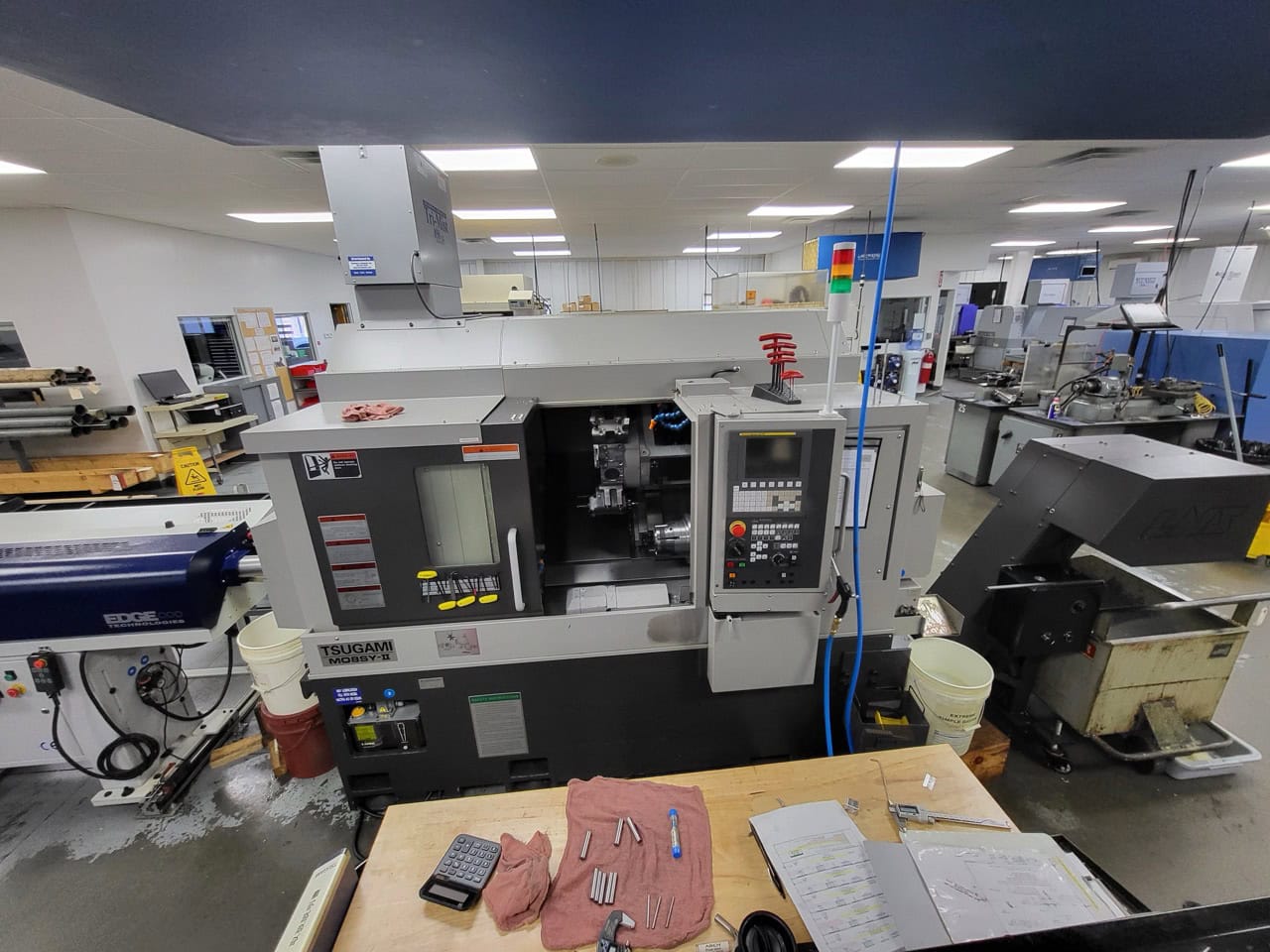 Tsugami M08SY-II Multi-Axis Lathe, 2018 - Edge Rebel Bar Feed, TriMist 850 Mist Collector - Image 2