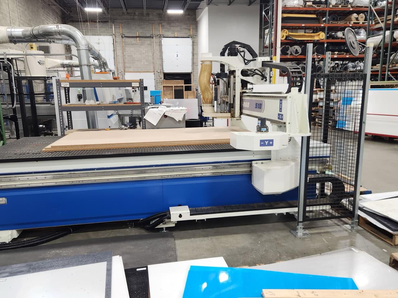 Hendrick HSR R68 510 CNC Router, 2020 - 24K RPM, 8 Station Tool Changer, Vacuum Table - Image 3
