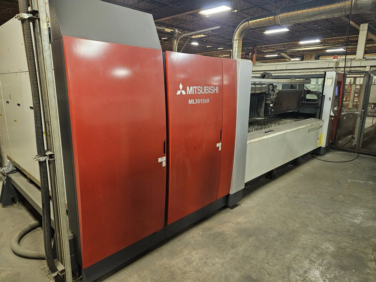 4500 Watt Mitsubishi ML3015 EX CO2 Laser, 2012 - 5' x 10' Table - Dual Pallet, Chiller