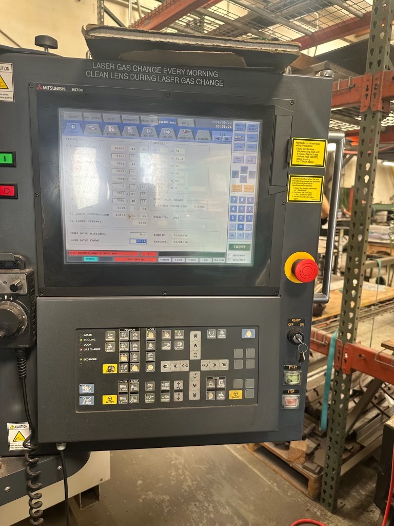 4500 Watt Mitsubishi 3015HV2_R CO2 Laser, 2016 - 5' x 10' Table - Image 3