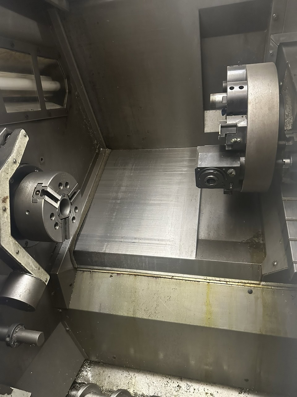 Haas SL-20 CNC Lathe, 2001 - Live Tooling, Haas Servo Bar 300 Bar Feeder - Image 3