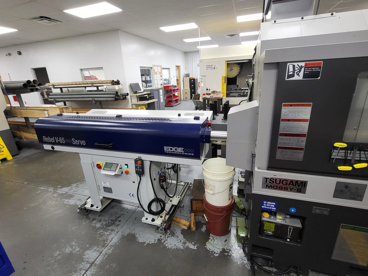 Tsugami M08SY-II Multi-Axis Lathe, 2018 - Edge Rebel Bar Feed, TriMist 850 Mist Collector - Image 5