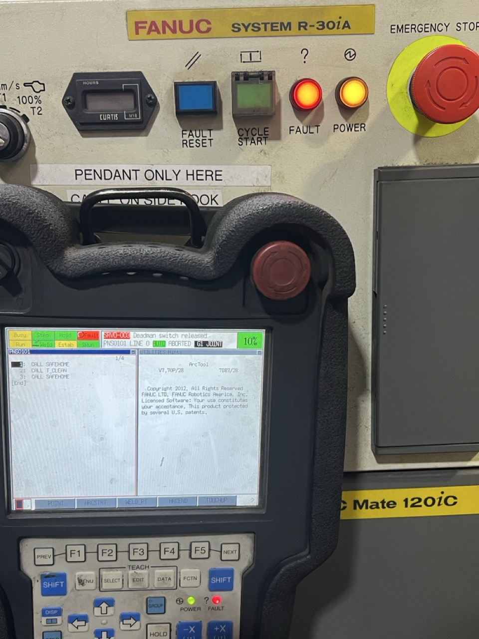 Genesis Welding Systems Robotic Welding Cell, Fanuc ArcMate 120iD 10L, 2012 - Miller Auto Axcess 300 DI Power Source - Image 5
