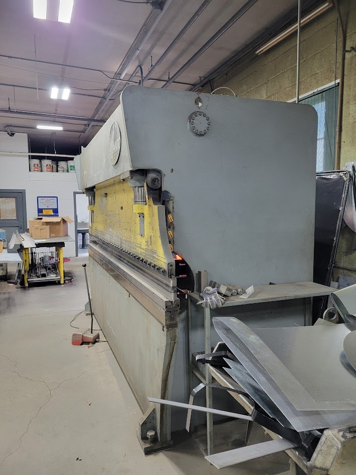 150 Ton x 12' Atlantic HD150X12 Hydraulic Press Brake, 1993 - Backgauge, Manual Crowning Bed - Image 5