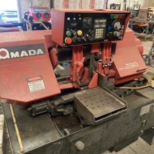 10" x 10" Amada HFA250W Fully Automatic Horizontal Bandsaw, 1989