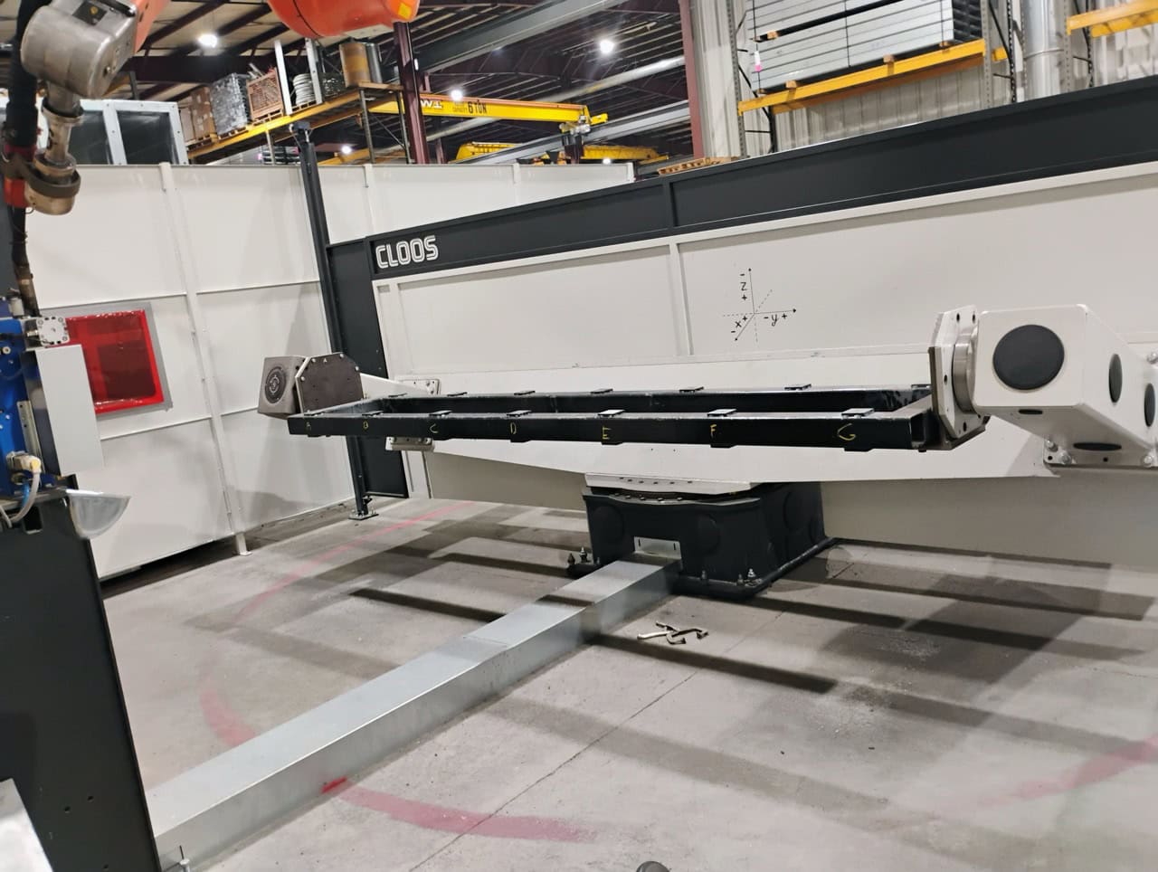 Cloos CS-30 Robotic Welding Cell, 2023 - 450a Qineo pulse Power Source, 7 Axis QIROX® QRC-410e Robot - Image 2