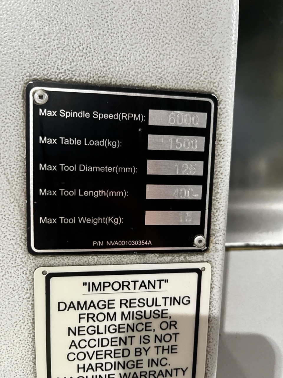 Hardinge GX 1600 CNC VMC, 2014 - Image 4