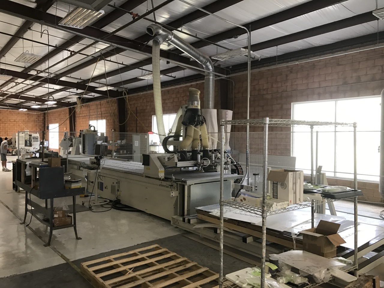 5' x 12' Morbidelli Universal 3615 5-Axis CNC Router, 2016 - Vacuum Table - Image 2