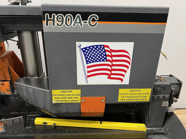 12.75" x 12.75" HEM H90A-C Horizontal Fully Automatic Band Saw, 2013 - Image 3