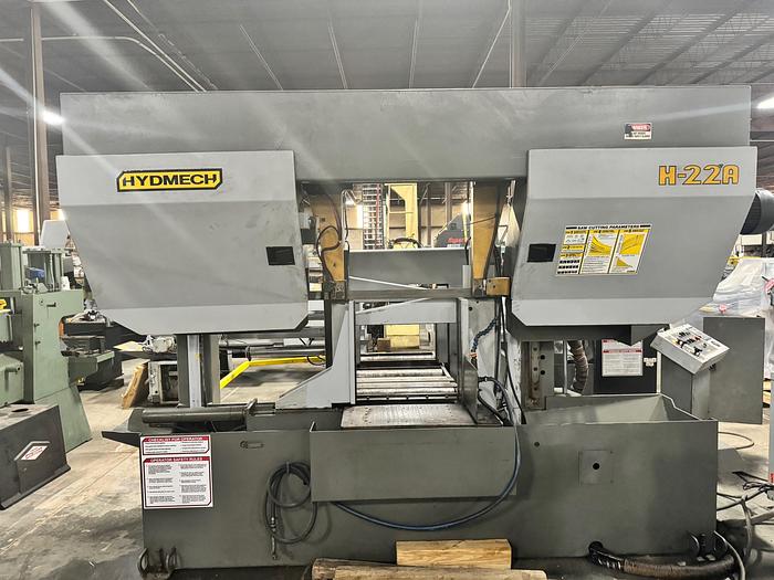 22" x 22" Hyd-Mech H22A Horizontal Bandsaw, 2005-Fully Refurbished