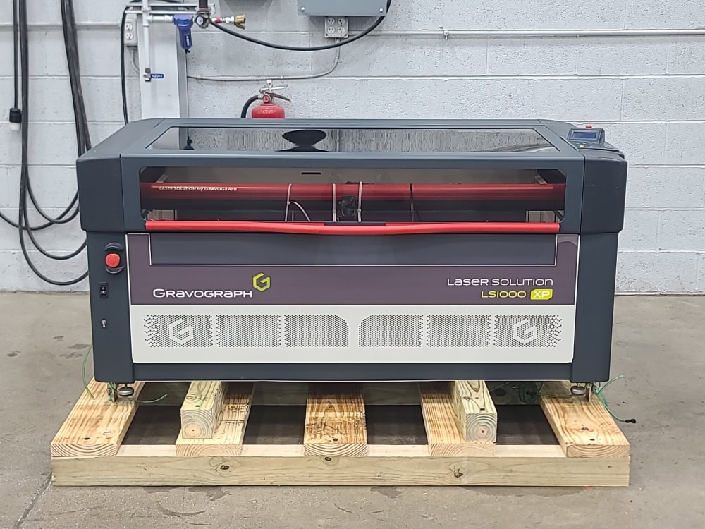 Gravotech Gravograph LS1000XP Laser Engraver, 2016 - 80 Watts, Dust Collector