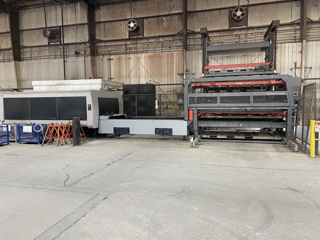 6000 Watt Bystronic BySprint Fiber 3015 Fiber Laser, 2014 - Dust Collector, Automation