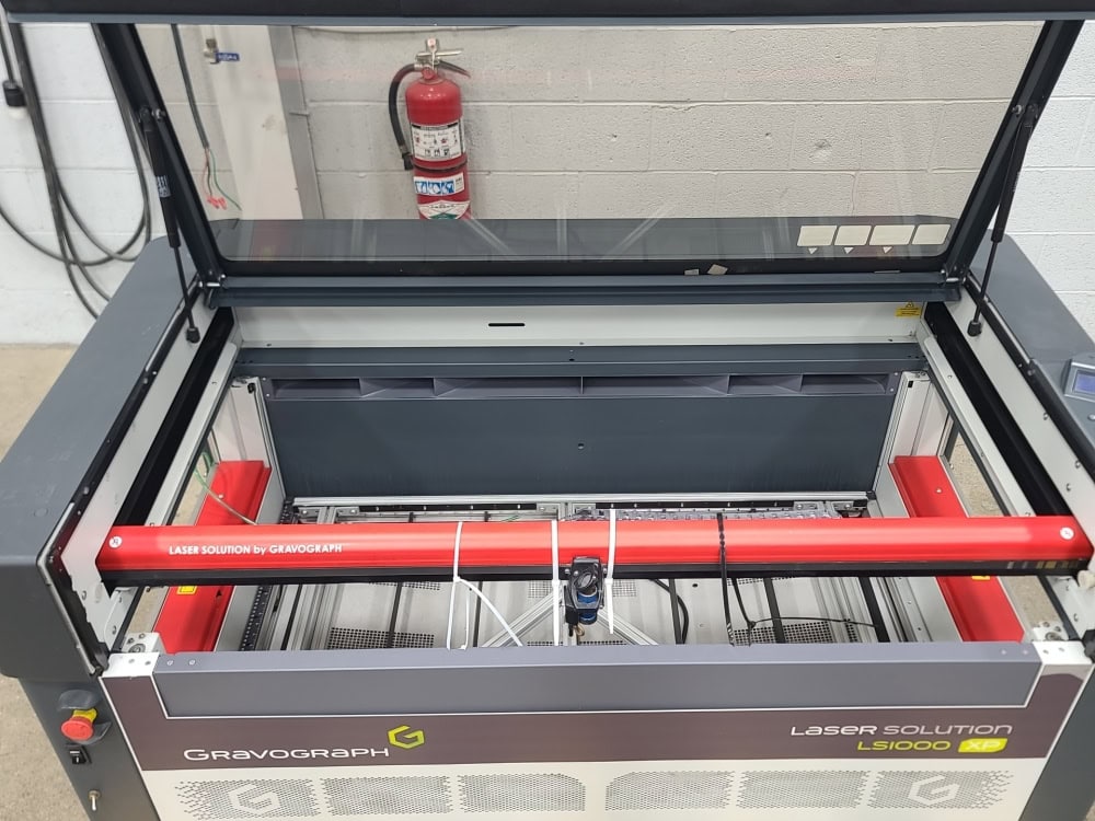 Gravotech Gravograph LS1000XP Laser Engraver, 2016 - 80 Watts, Dust Collector - Image 11