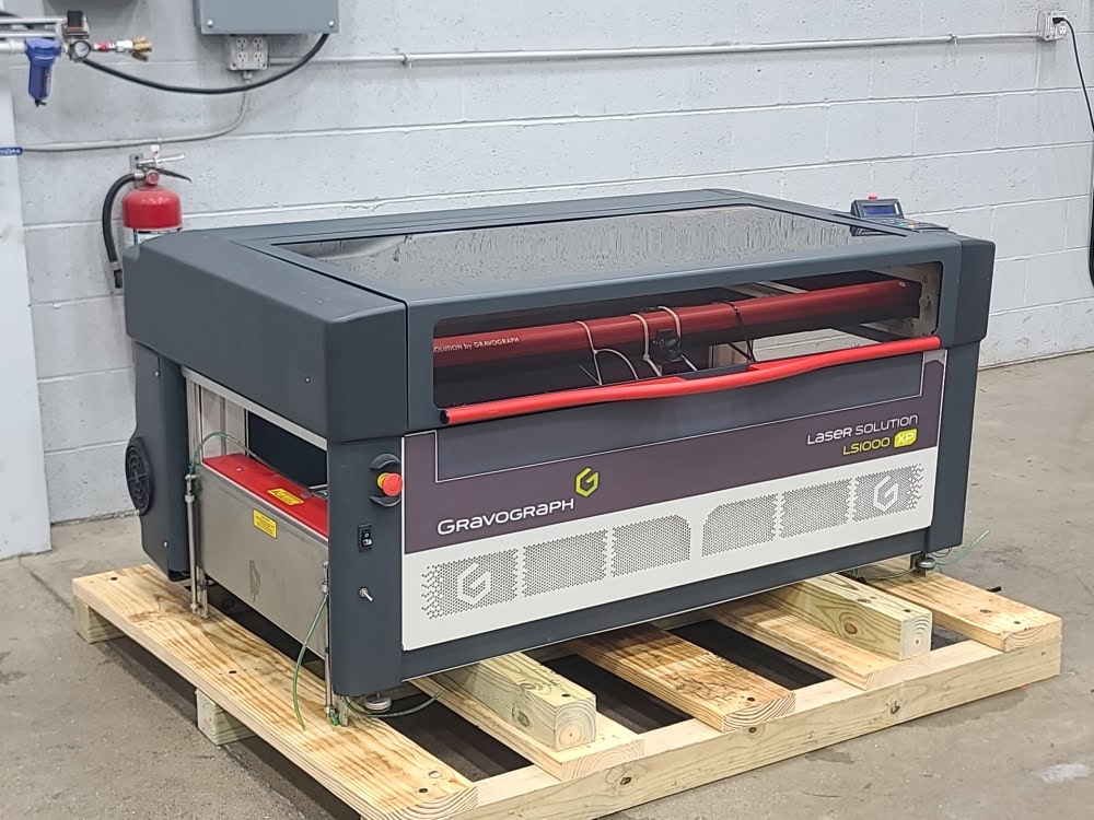 Gravotech Gravograph LS1000XP Laser Engraver, 2016 - 80 Watts, Dust Collector - Image 2