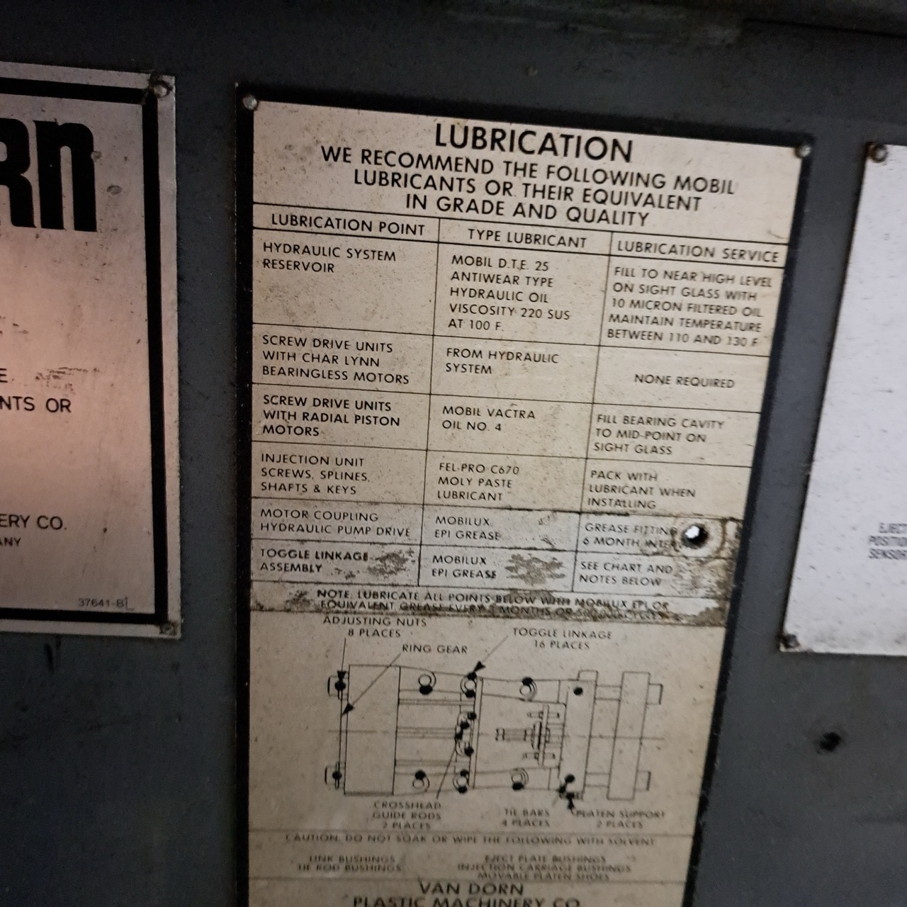 300 Ton, 30 oz Van Dorn 300 RS-30F-HT Injection Molding Machine, 1993 - Image 12
