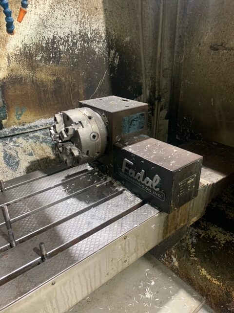 Fadal 4020AHT VMC, 1999 - 4th Axis Rotary, Through-Spindle Coolant, Chip Conveyor - Image 4
