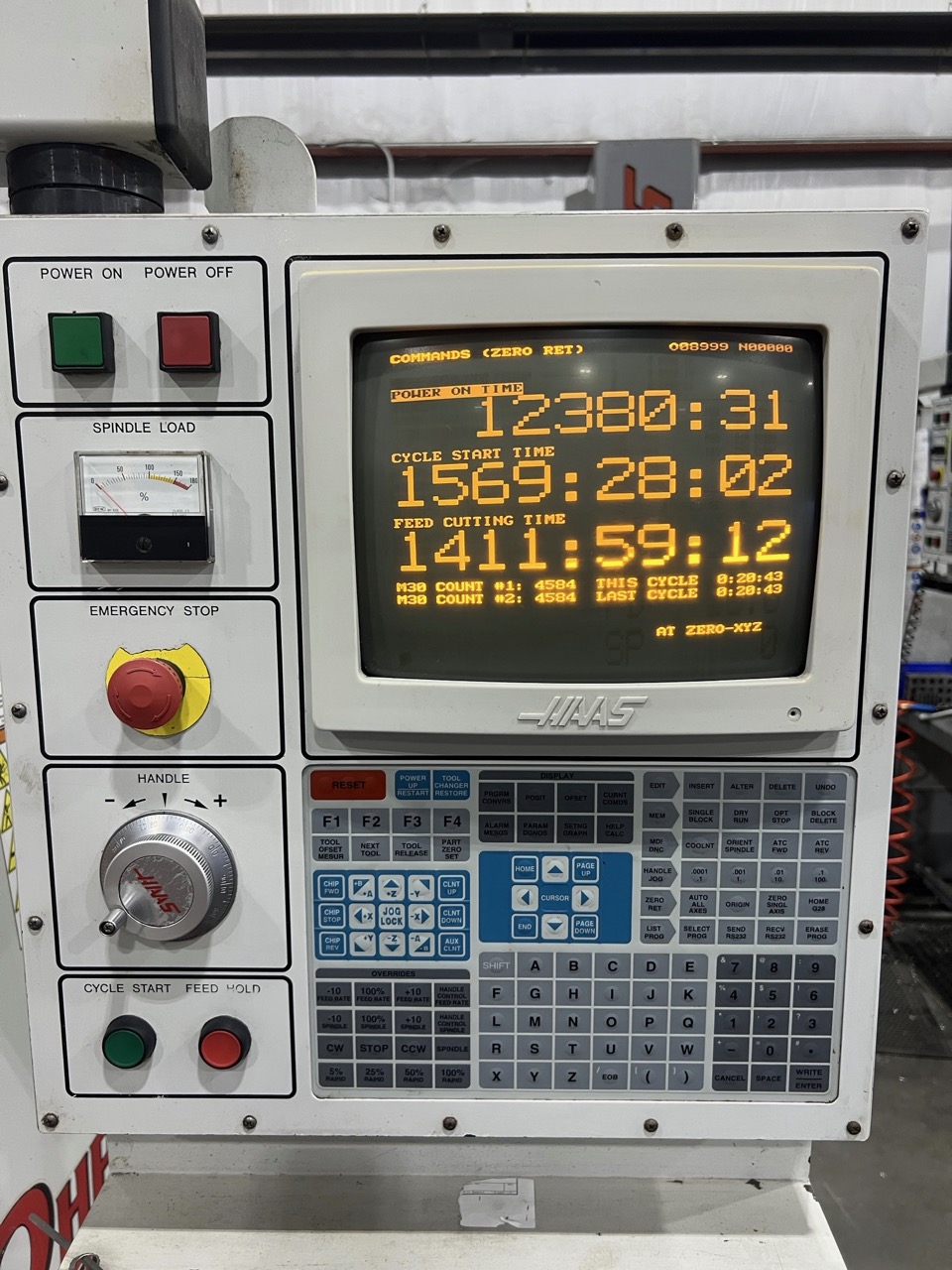 Haas VF-1 VMC, 1999 - Rigid Tap, Programmable Coolant - Image 4