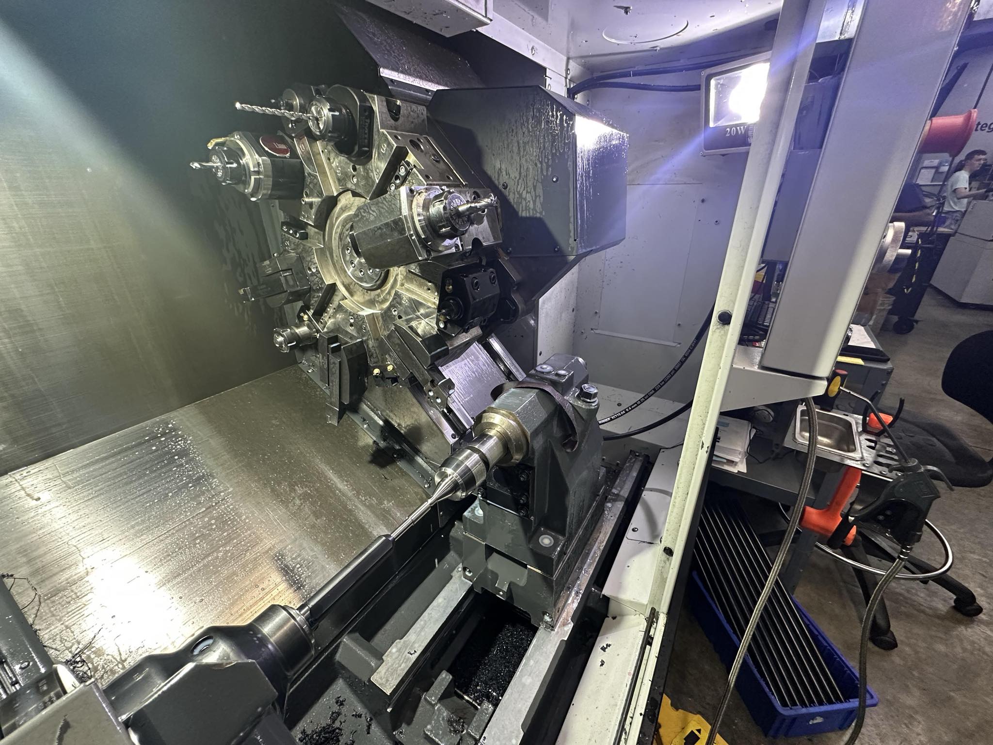 Haas ST-15Y CNC Lathe, 2019 - Tailstock, Auto Door, Live Tooling - Image 7