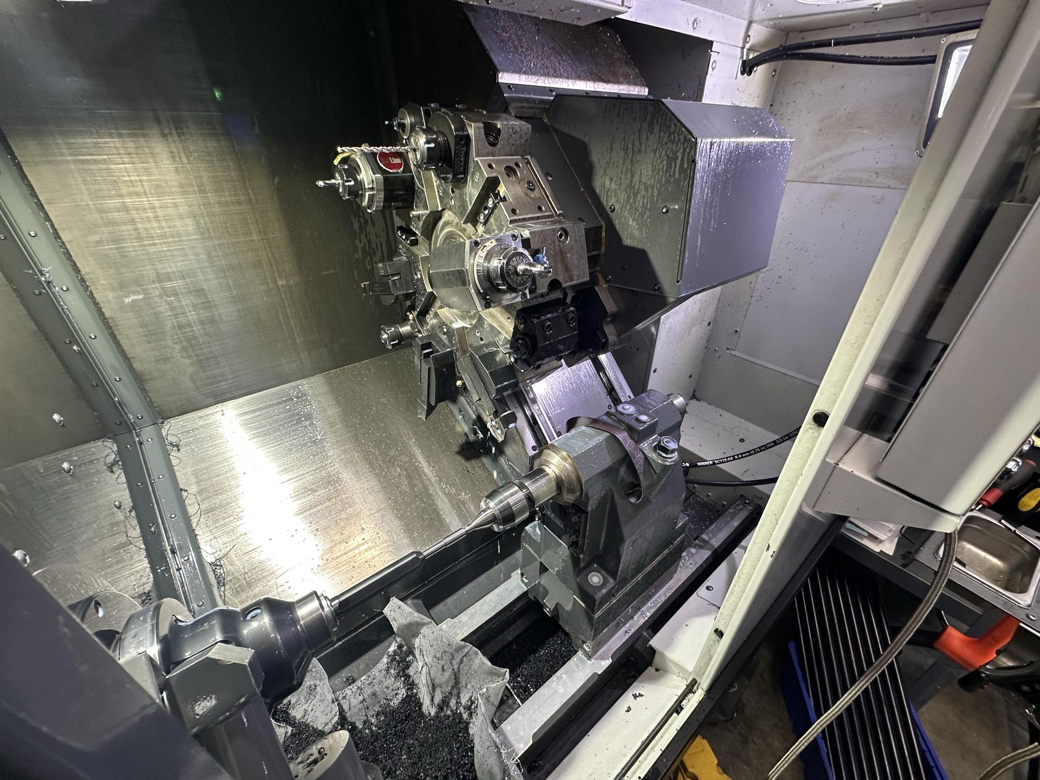 Haas ST-15Y CNC Lathe, 2019 - Tailstock, Auto Door, Live Tooling - Image 8